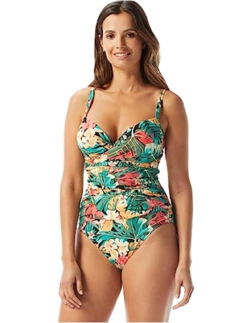 COCO REEF Enrapture Bra Underwire One Piece Swimsuit  34 E